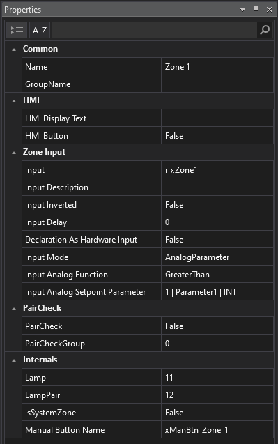 Parameter Input Mode AnalogParameter