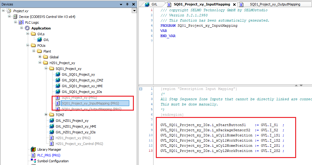 CodeSysInputMapping