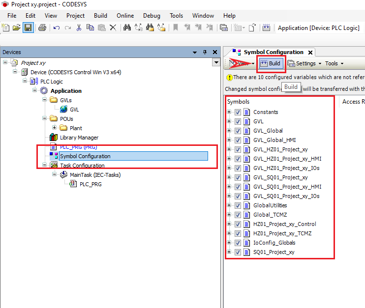 CodeSysSymbolConfigBuild