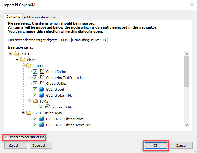 TwinCatImportPLCopenXML2