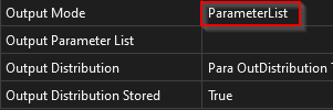 ParameterList ZoneOut